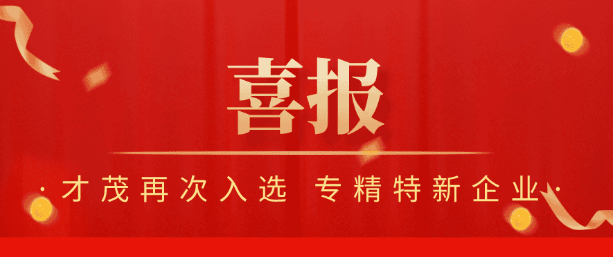 喜報 | 才茂再次榮獲廈門市「專精特新」企業(yè)認定！