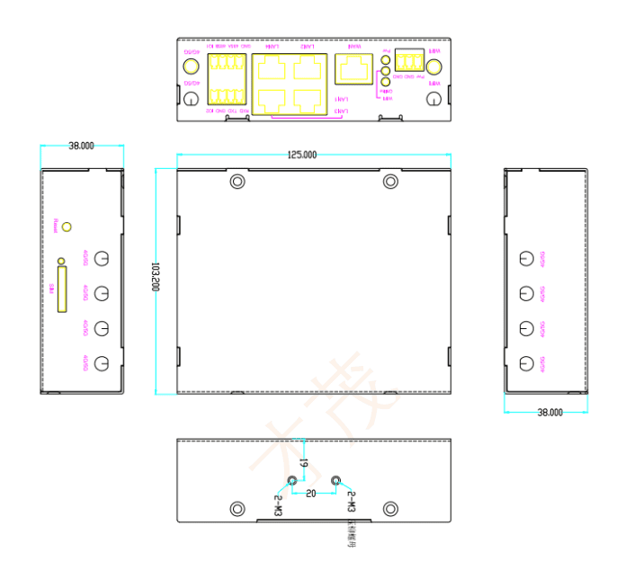 CM520-57FBS 單5G雙卡 五口路由器尺寸圖.png